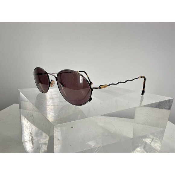 Ellen Tracy T200-11 Vintage Oval Sunglasses 52-18-140 Made In Austria (AB) - Picture 1 of 11